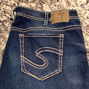 Silver Suki Capri Plus Size 22/22 1/2